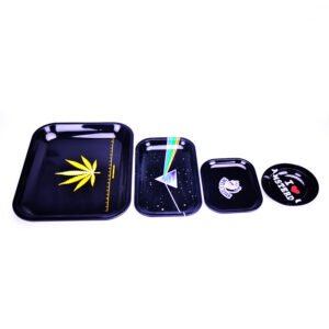 Custom Metal Rolling Tray for Tobacco Smoking Printed Serving Tray for Rolling Smoking Accessories